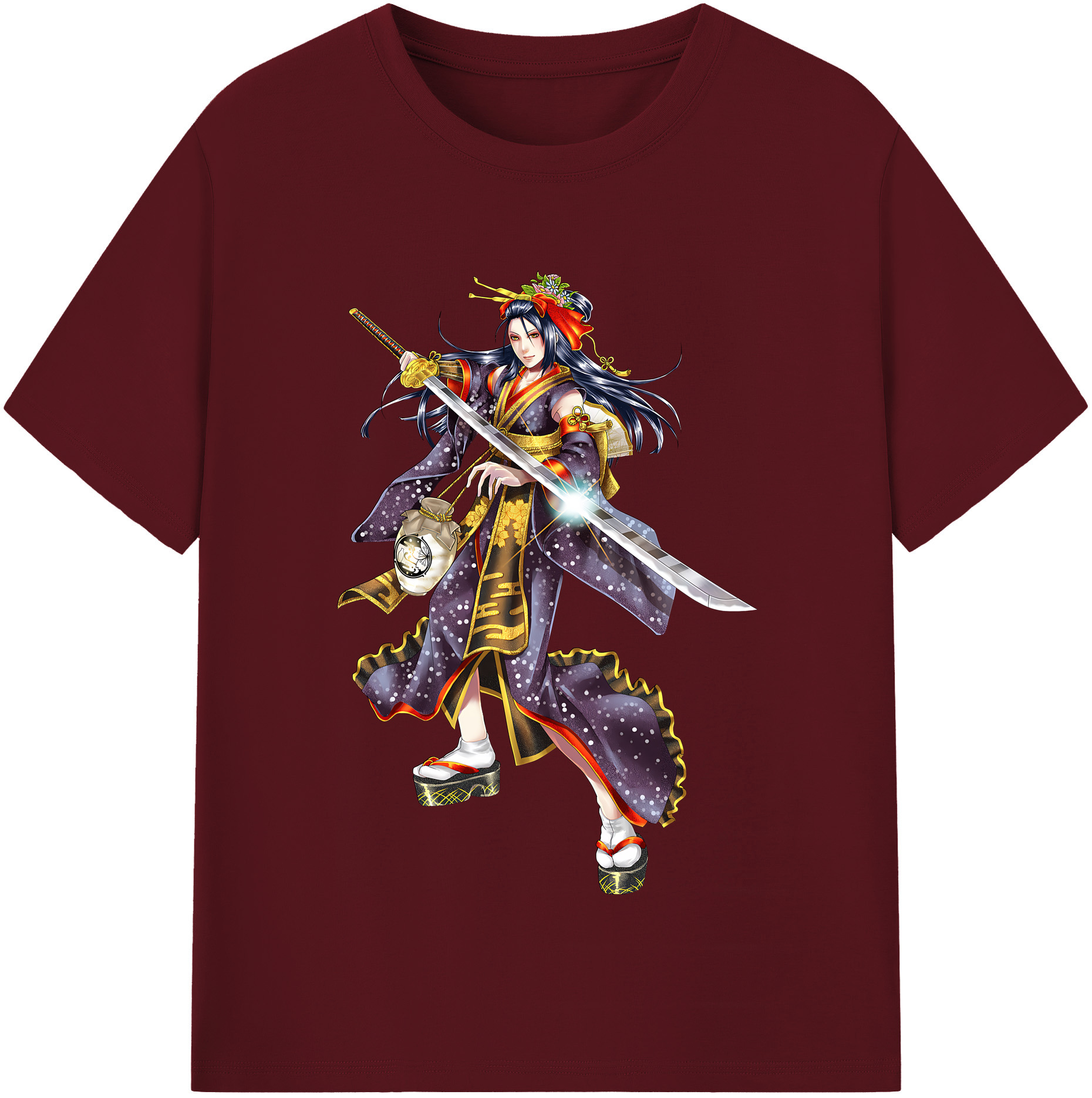（画像用） 刀剣乱舞 Touken Ranbu 綿100％半袖Tシャツ（フロントプリント）